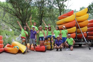 L'équipe de Réals Canoë Kayak