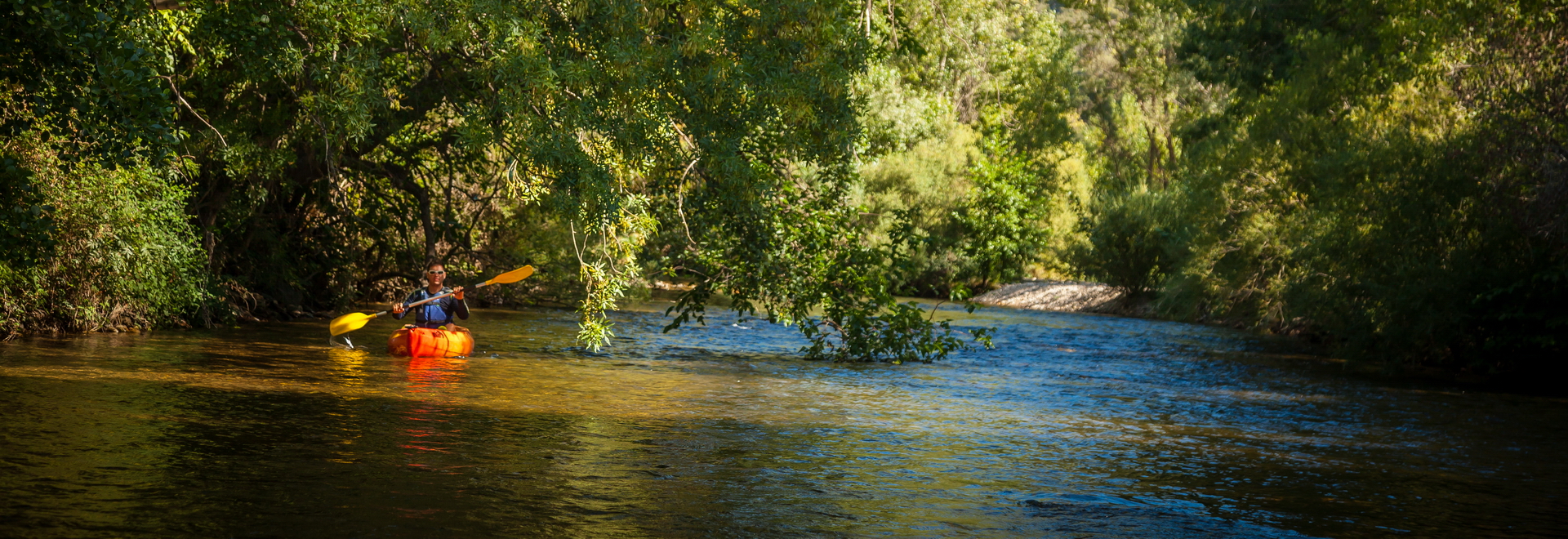 Descente de l'Orb en kayak