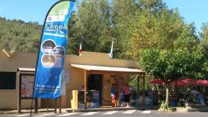 Base de Canoë de Réals, entre Murviel les Béziers et Cessenon sur Orb.